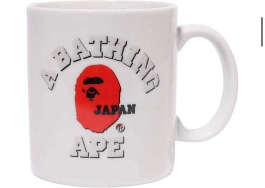 BAPE Japan Souvenir 2 Mug White/Red