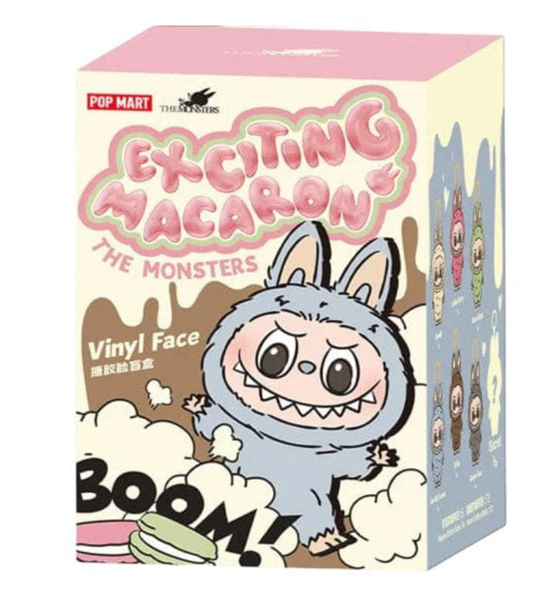 POP MART LABUBU THE MONSTERS TASTY MACARONS VINYL PLUSH PENDANT SINGLE BLIND BOX