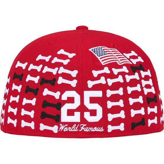 Supreme Bones Box Logo New Era® FW25 Red